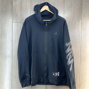 Jordan x Zion x Naruto Men's Full Zip Hoodie Black Size XXL DO6595-010 NWT